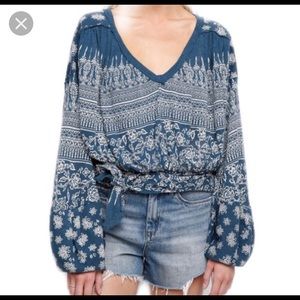 NWOT: Free People weekend warrior top.